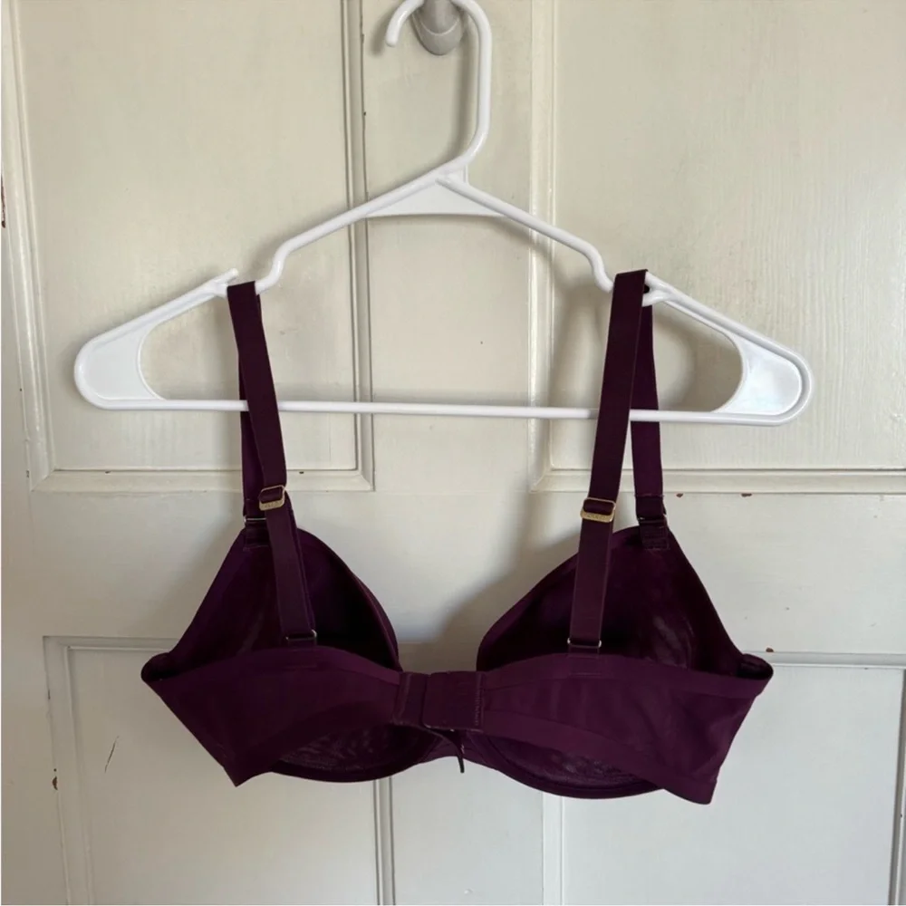 Cuup purple The Demi‎ mesh underwire bra size 32F